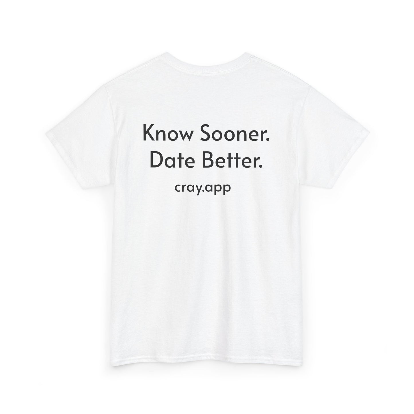 Cray Unisex T-Shirt - White - Red Flag Fox