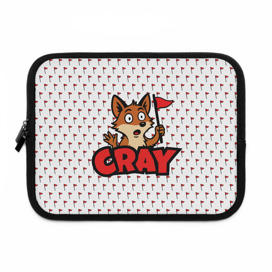 Laptop Sleeve w/ Cray Logo and Flag Pattern