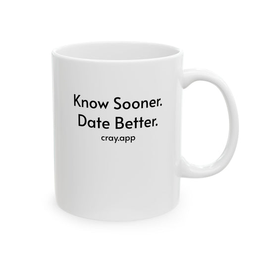 Cray Coffee Mug - White