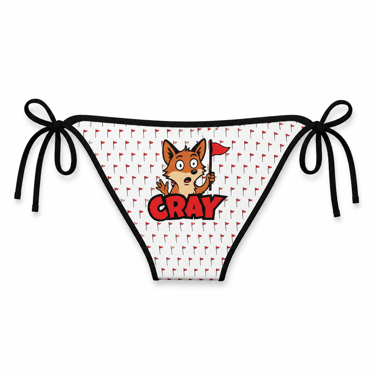 Cray Red Flag Bikini