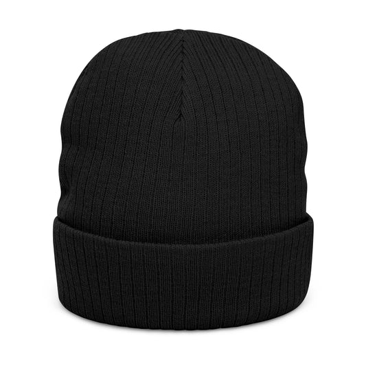 Ribbed Knit Beanie Embroidered w/ Cray Logo