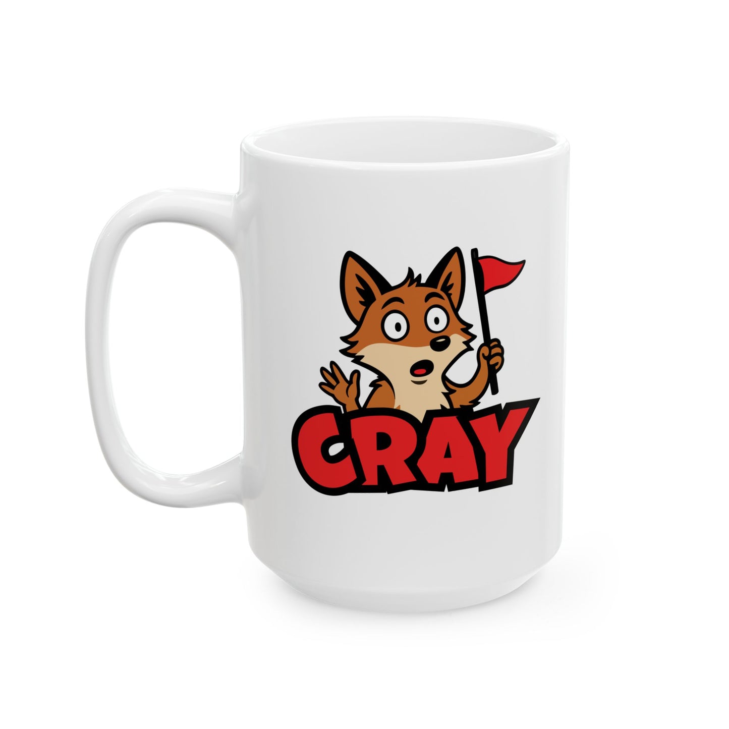Cray Coffee Mug - White