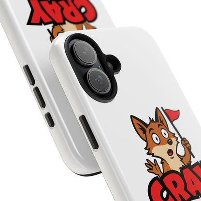 Cray Phone Case - White - Red Flag Fox