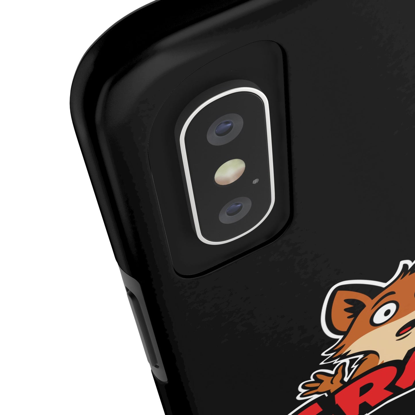 Cray Phone Case - Black - Red Flag Fox