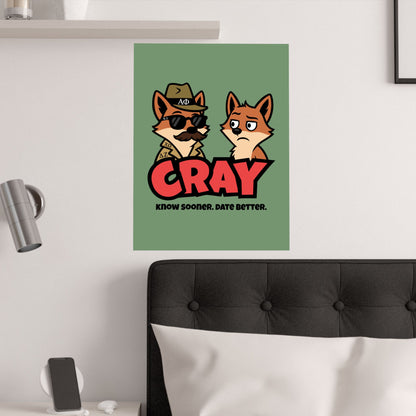 Cray Greek Imposter Fox Poster (18"x24")