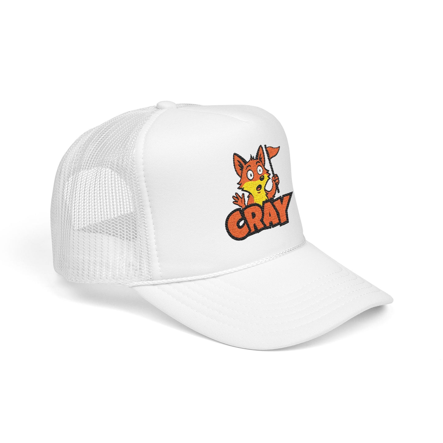 Foam Trucker Hat Embroidered w/ Cray Logo