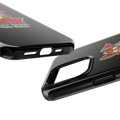 Cray Phone Case (tagline) - Black - Red Flag Fox