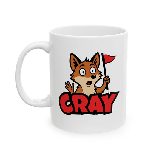 Cray Coffee Mug - White