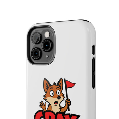 Cray Phone Case - White - Red Flag Fox