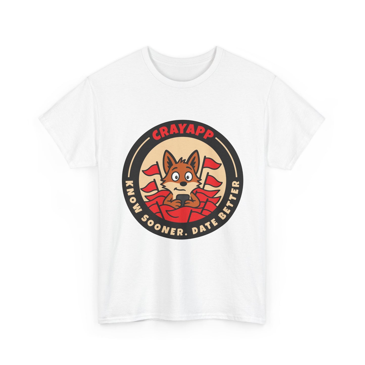 Cray "Red Flags Matter" Circle Design Unisex T-shirt
