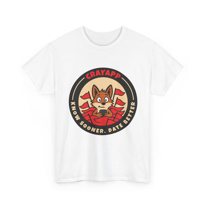 Cray "Red Flags Matter" Circle Design Unisex T-shirt