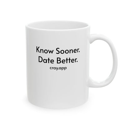 Cray Coffee Mug - White