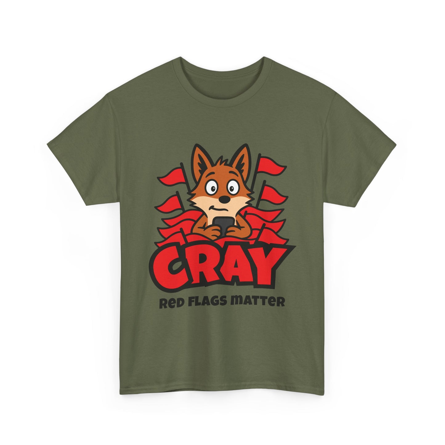 Cray "Red Flags Matter" Unisex T-shirt