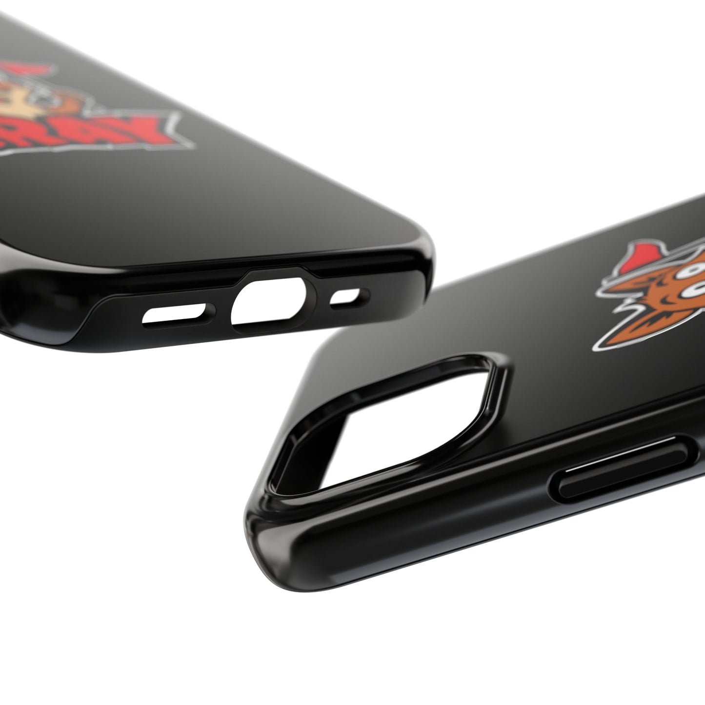 Cray Phone Case - Black - Red Flag Fox