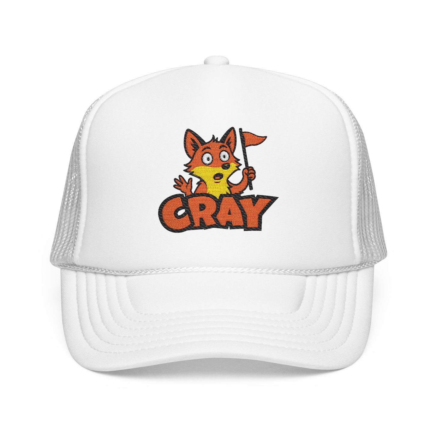 Foam Trucker Hat Embroidered w/ Cray Logo