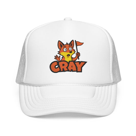 Foam Trucker Hat Embroidered w/ Cray Logo