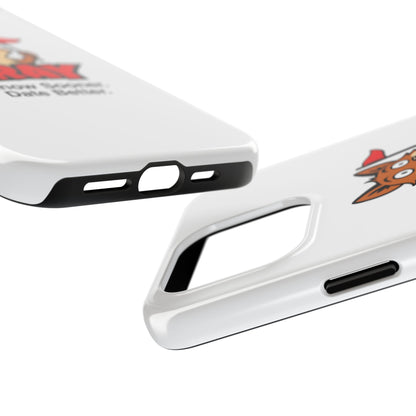 Cray Phone Case (tagline) - White - Red Flag Fox