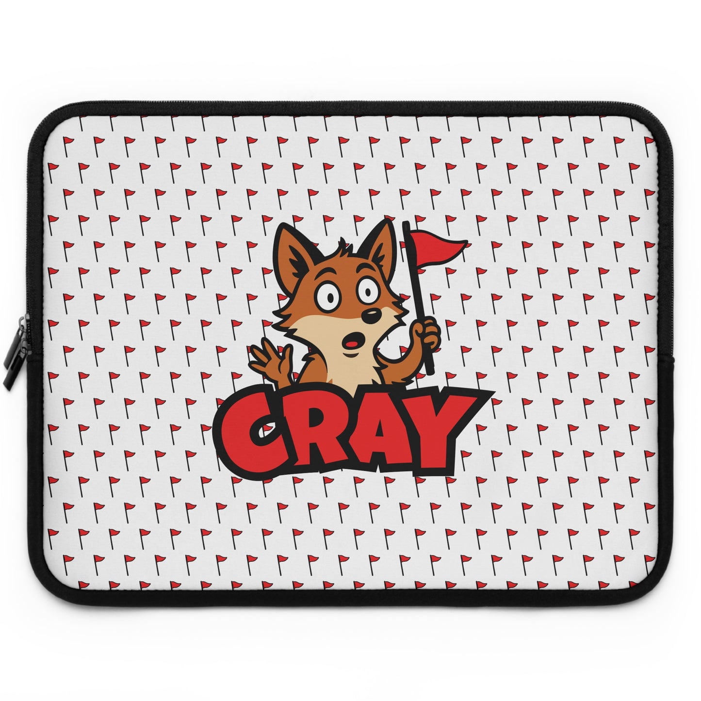 Laptop Sleeve w/ Cray Logo and Flag Pattern