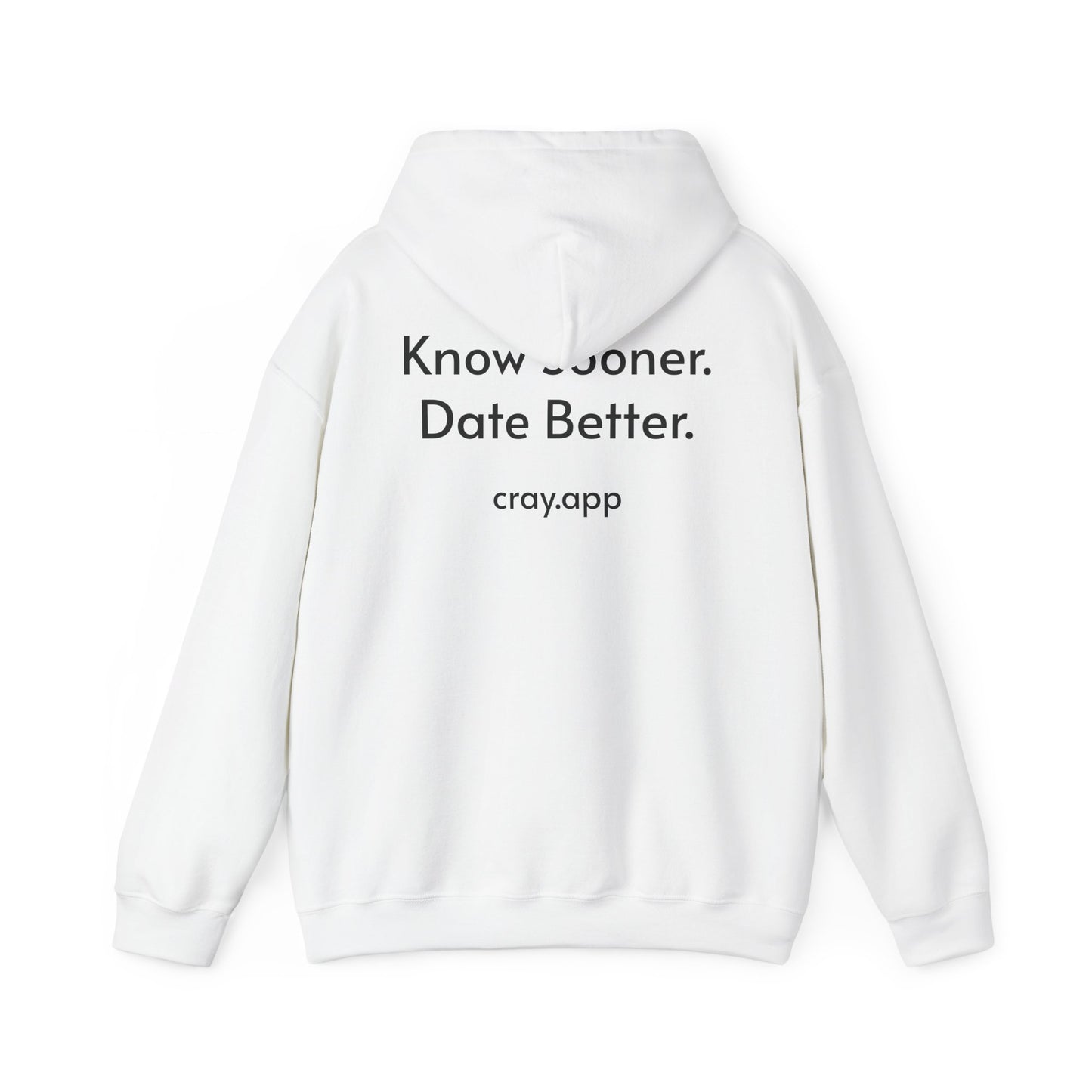 Cray Unisex Hoodie - White - Red Flag Fox