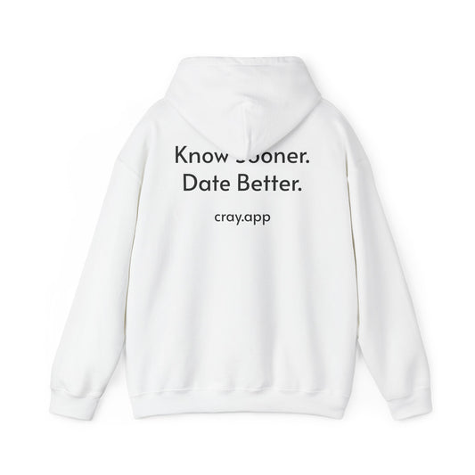 Cray Unisex Hoodie - White - Red Flag Fox