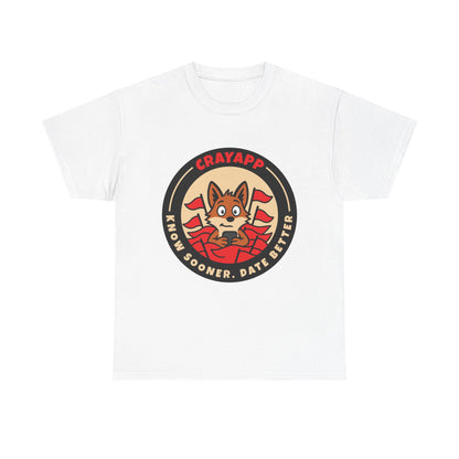 Cray "Red Flags Matter" Circle Design Unisex T-shirt