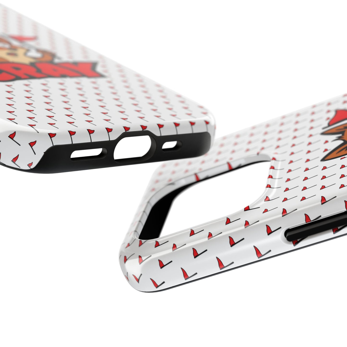 Cray Phone Case - White - Red Flag Fox