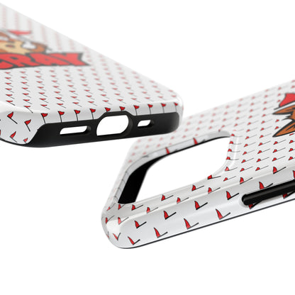 Cray Phone Case - White - Red Flag Fox