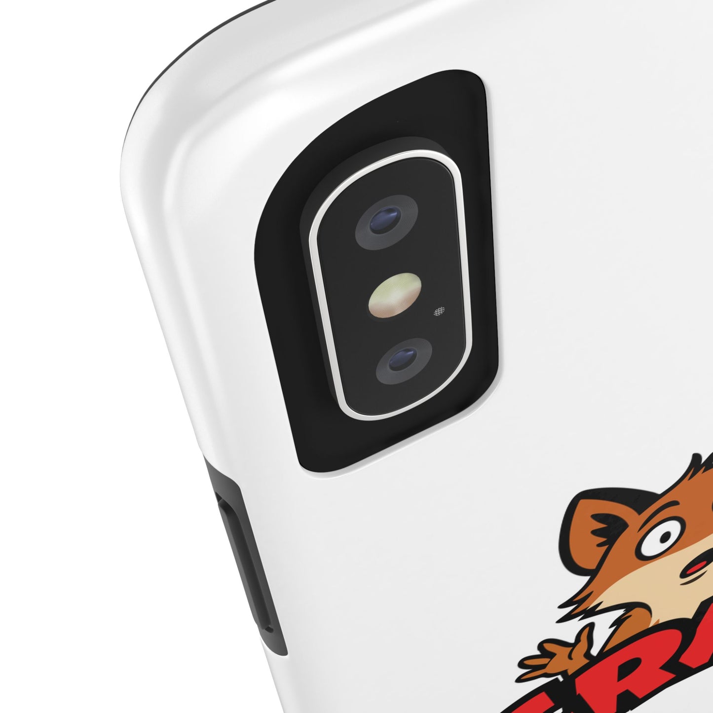 Cray Phone Case - White - Red Flag Fox