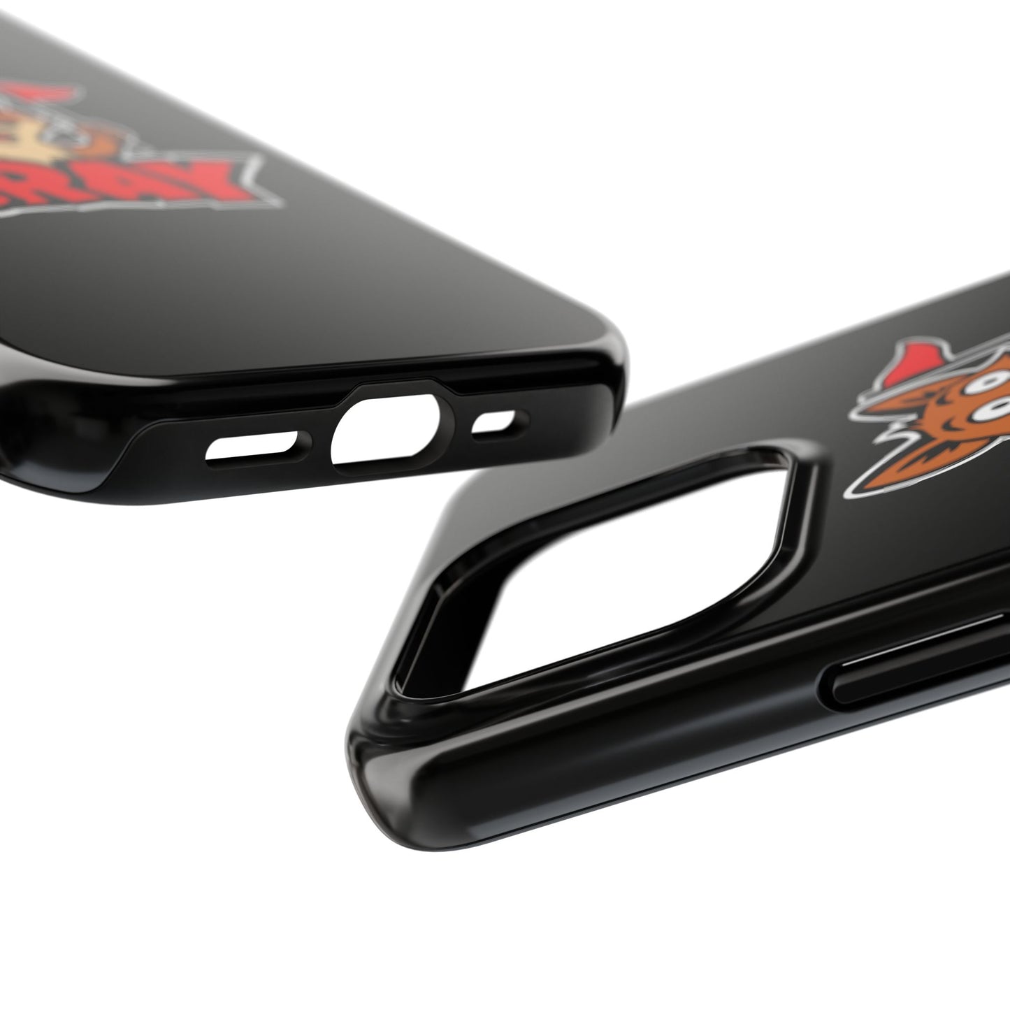 Cray Phone Case - Black - Red Flag Fox