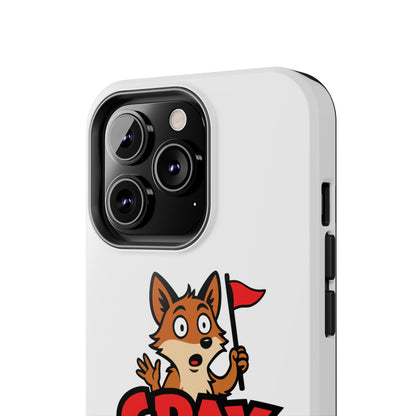 Cray Phone Case - White - Red Flag Fox