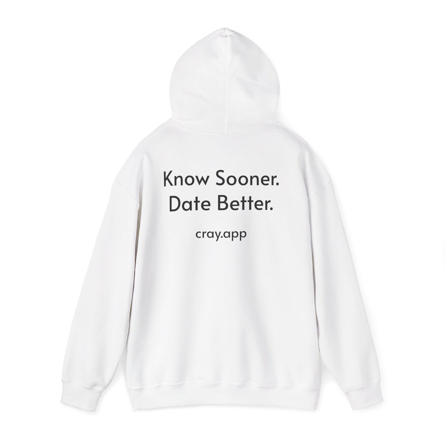 Cray Unisex Hoodie - White - Red Flag Fox