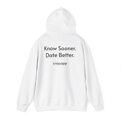 Cray Unisex Hoodie - White - Red Flag Fox