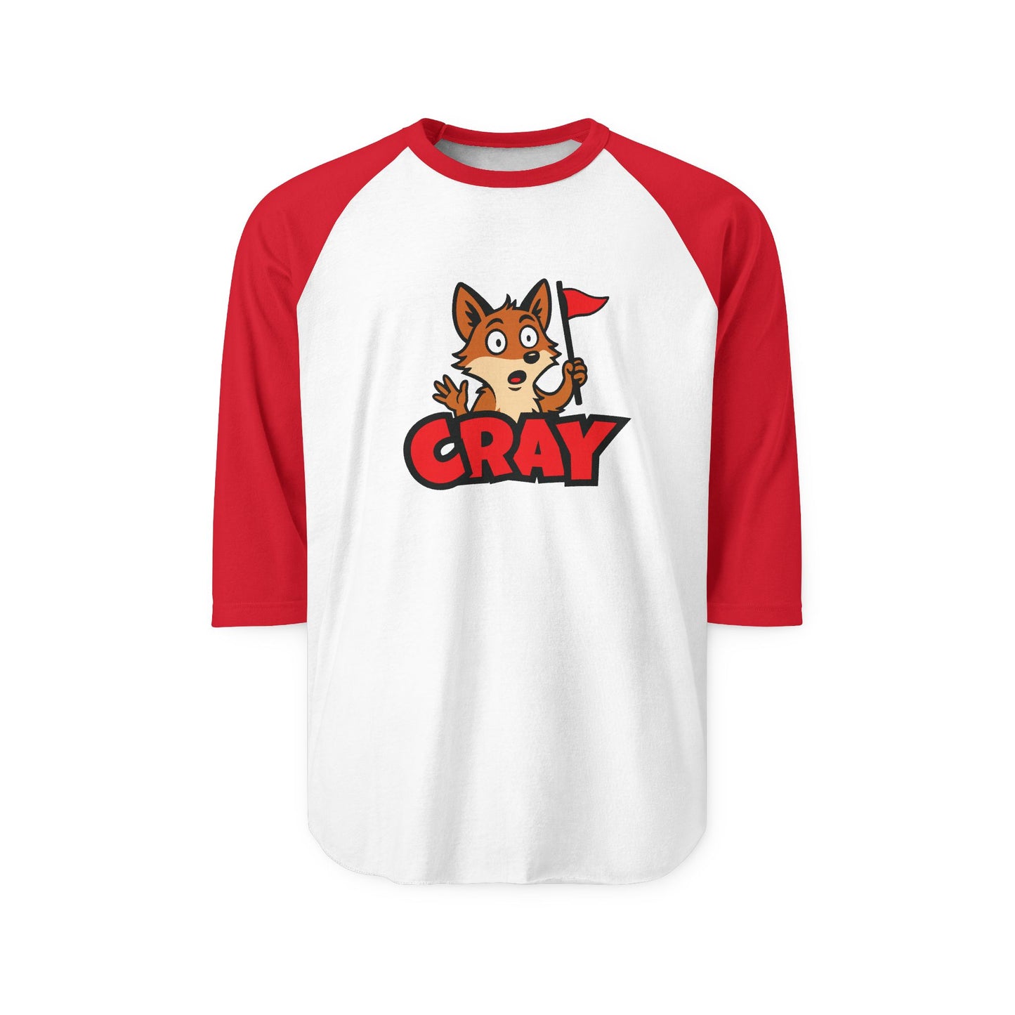 Unisex Three-Quarter Sleeve Raglan Shirt