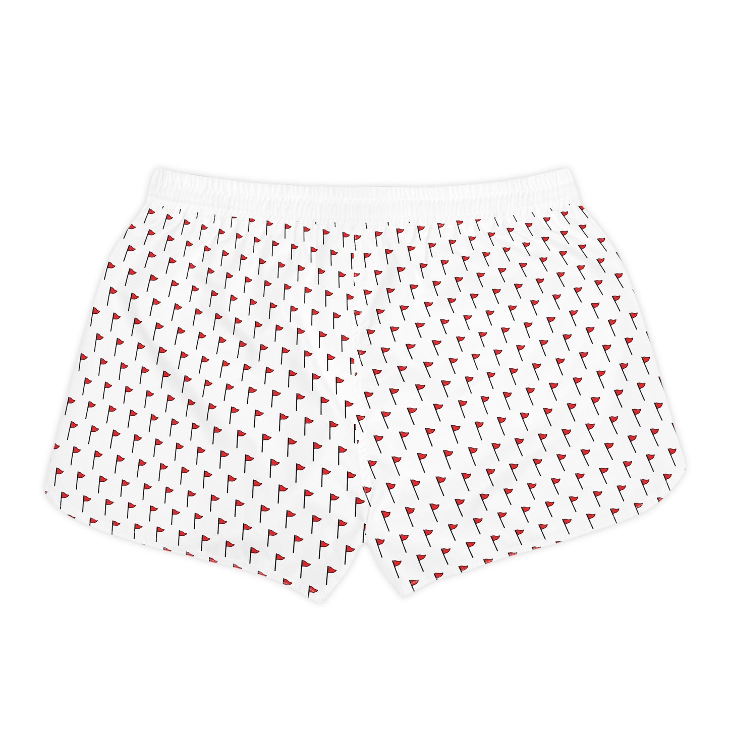 Women's Casual Shorts w/ Flag Pattern and Cray Logo