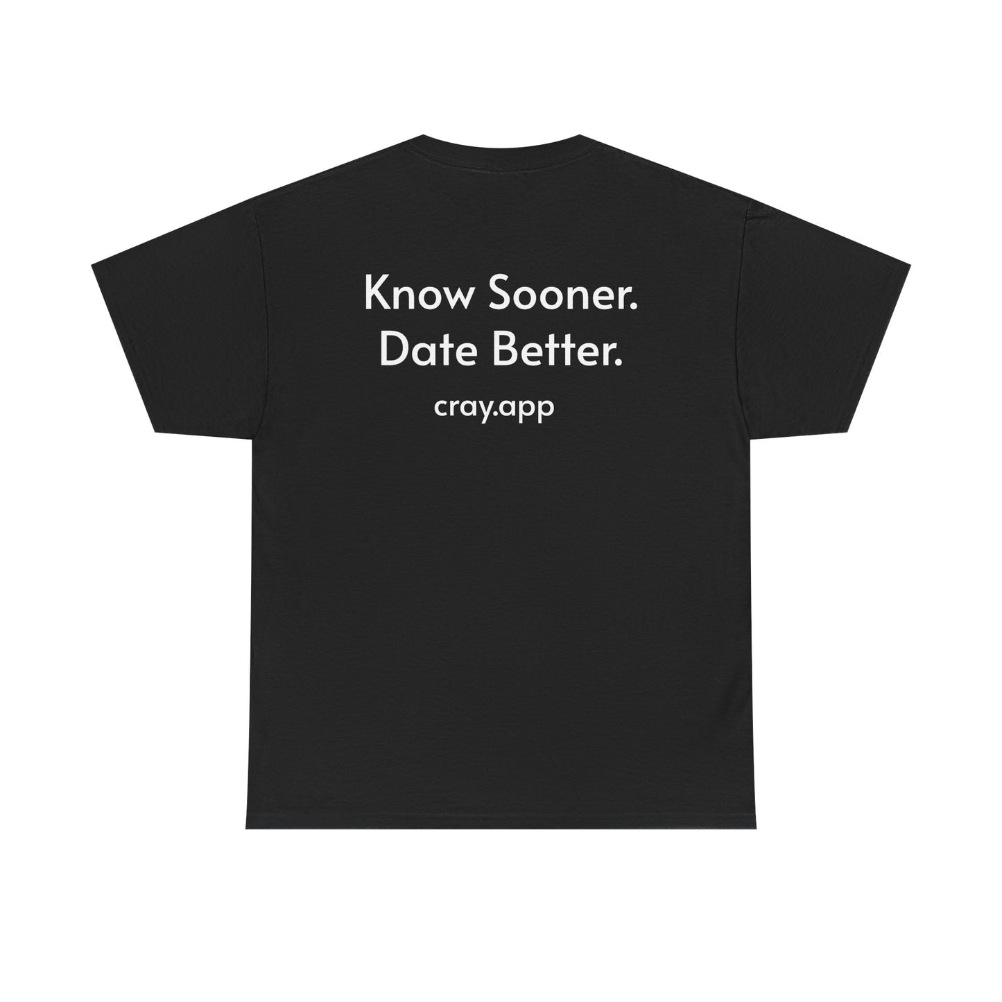 Cray Unisex T-Shirt - Black - Red Flag Fox