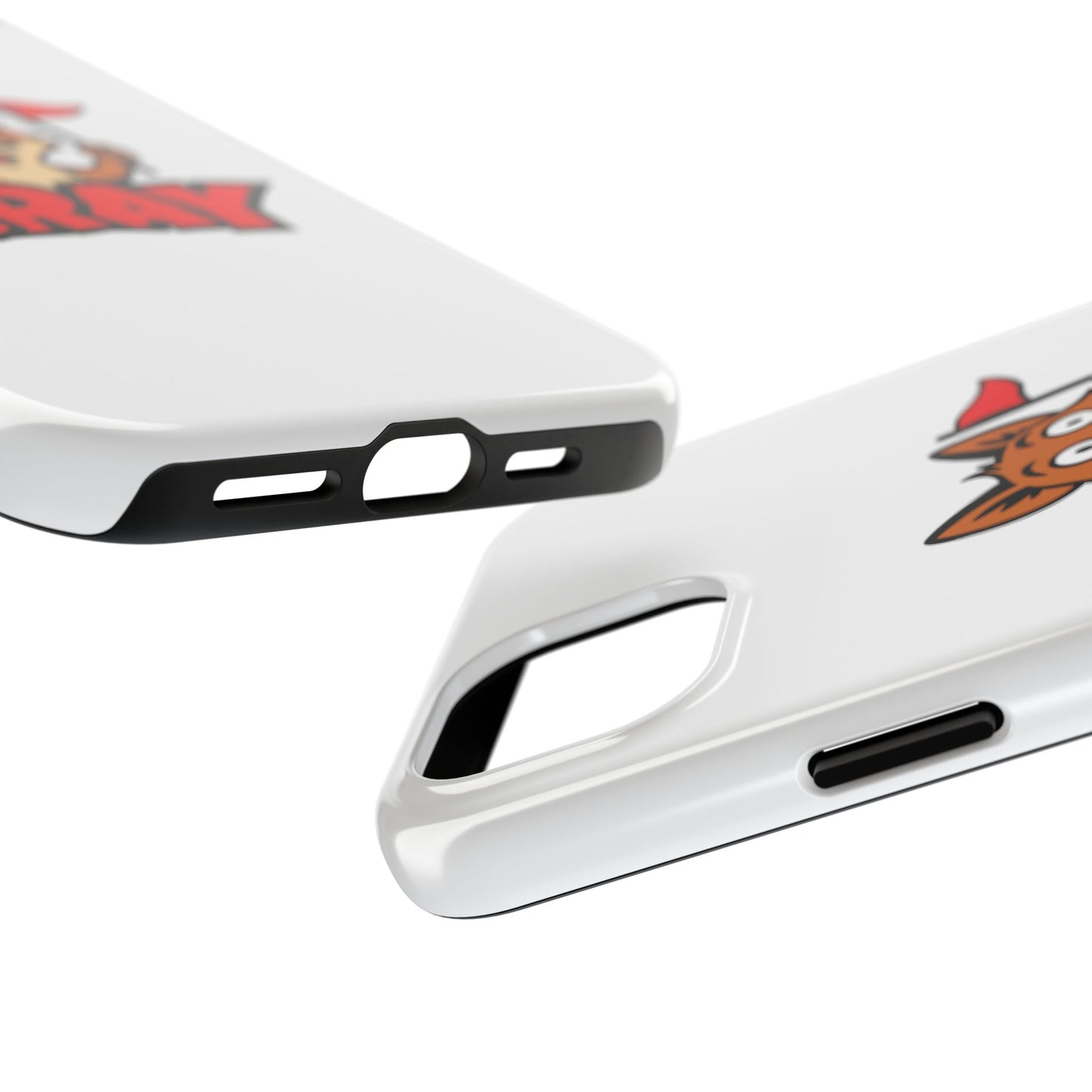 Cray Phone Case - White - Red Flag Fox