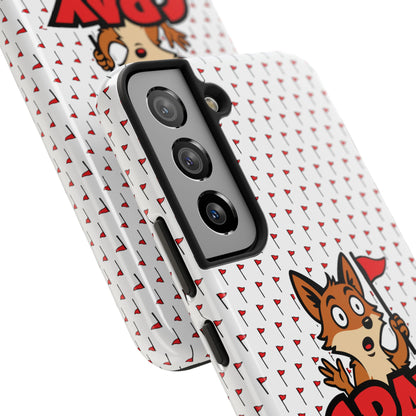Cray Phone Case - White - Red Flag Fox