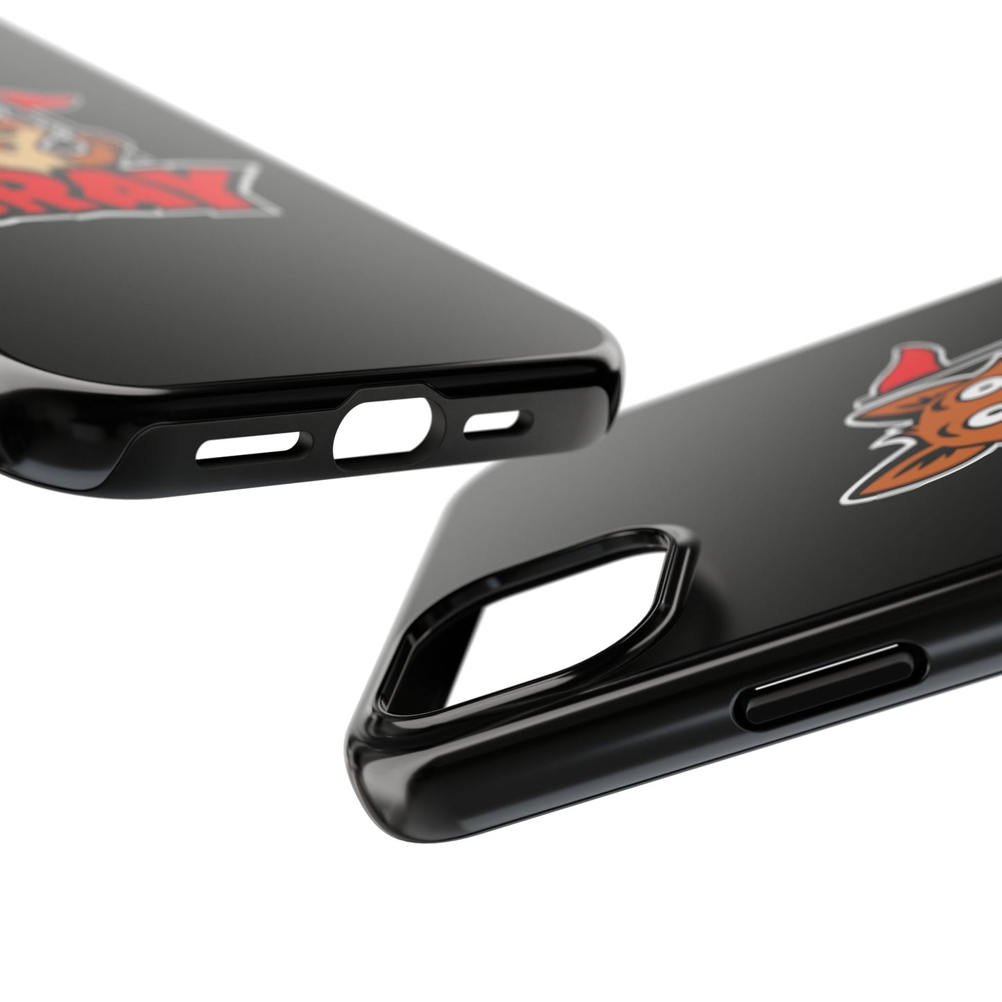 Cray Phone Case - Black - Red Flag Fox