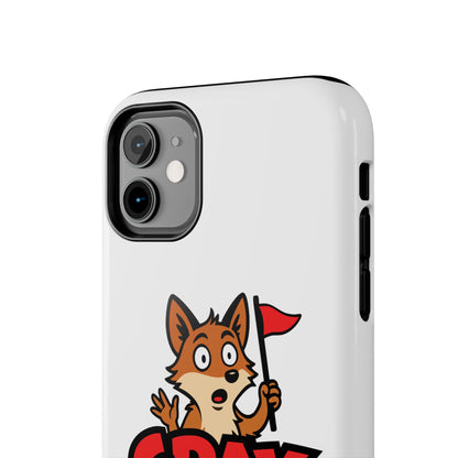 Cray Phone Case - White - Red Flag Fox