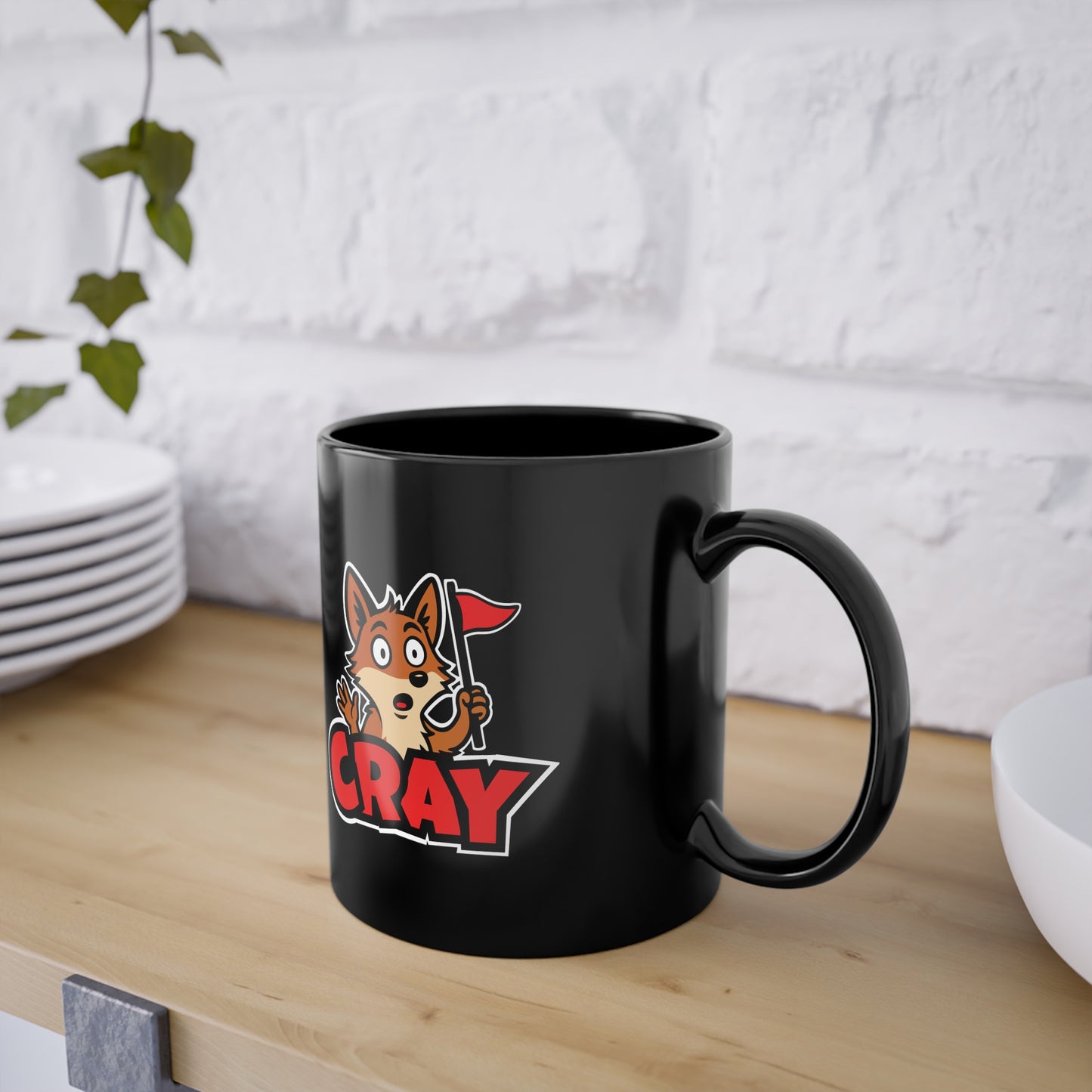 Cray Coffee Cup - Black
