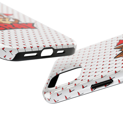 Cray Phone Case - White - Red Flag Fox