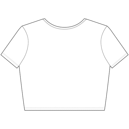 Cray Logo Crop Tee for Women