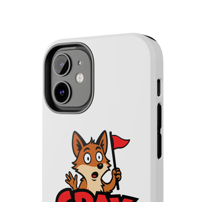Cray Phone Case - White - Red Flag Fox