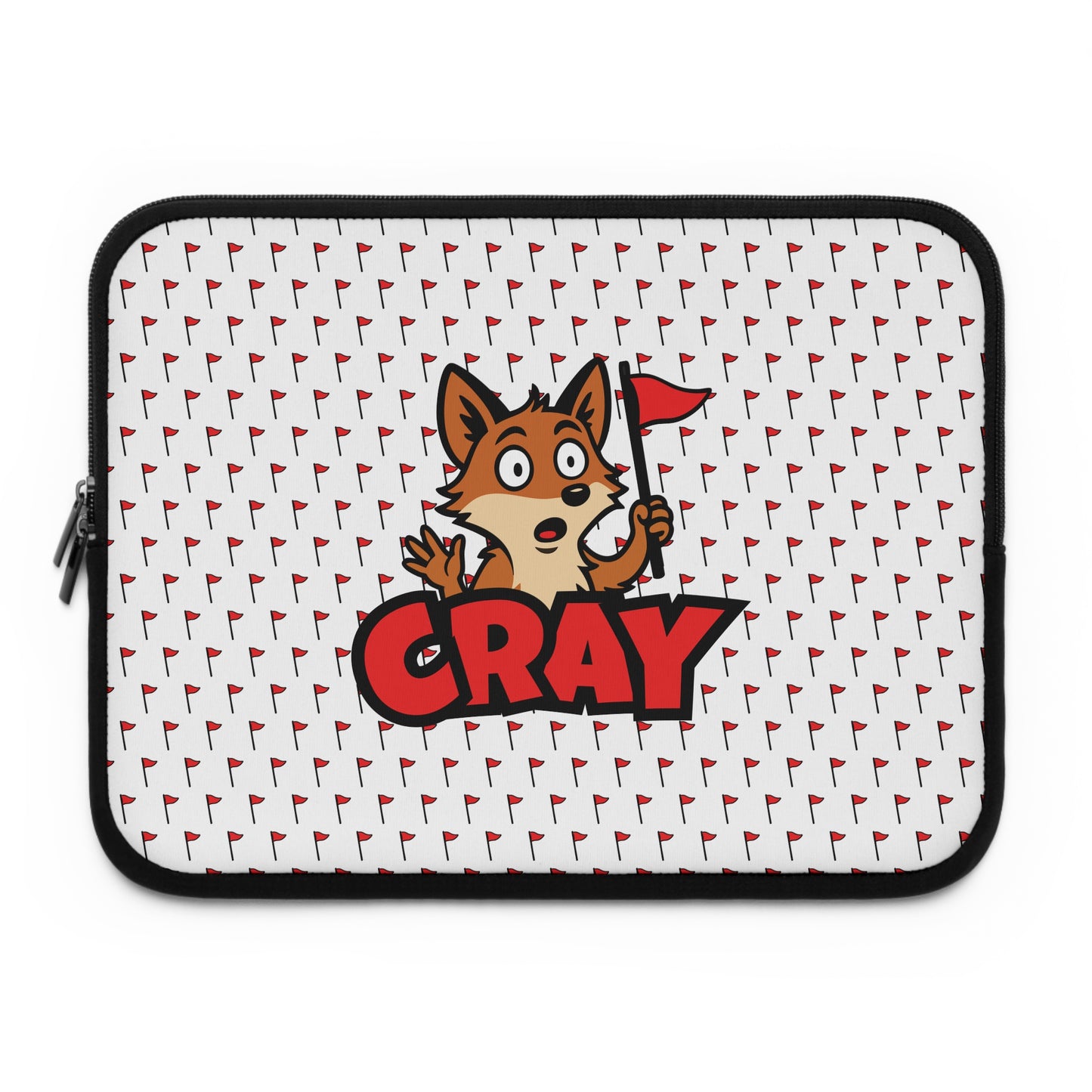 Laptop Sleeve w/ Cray Logo and Flag Pattern