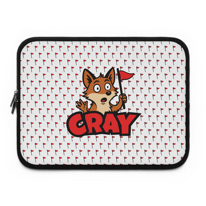 Laptop Sleeve w/ Cray Logo and Flag Pattern