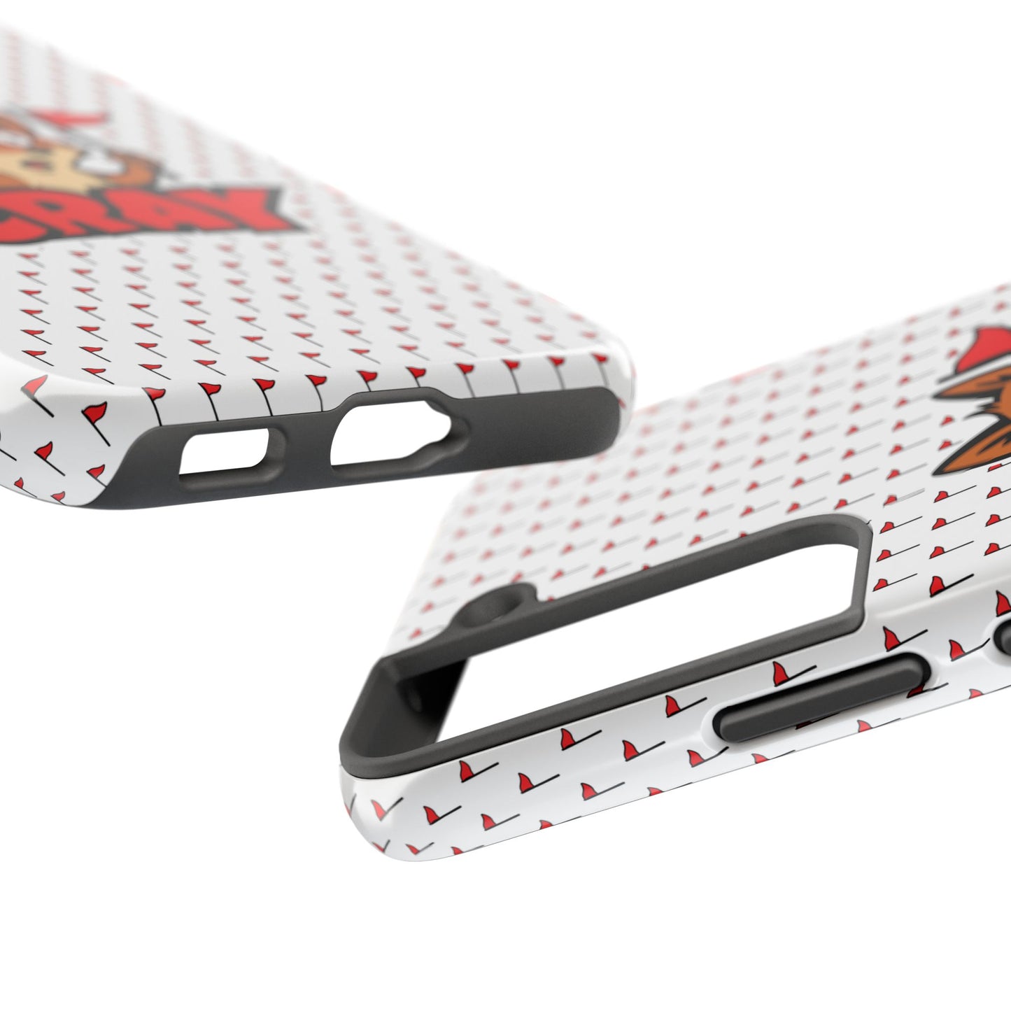 Cray Phone Case - White - Red Flag Fox