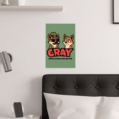 Cray Greek Imposter Fox Poster (12"x18")