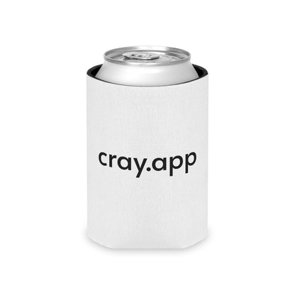 Can Cooler — 'CRAY: Vibes Lie. Patterns Don't.' Cute Fox Can Koozie (cray.app)