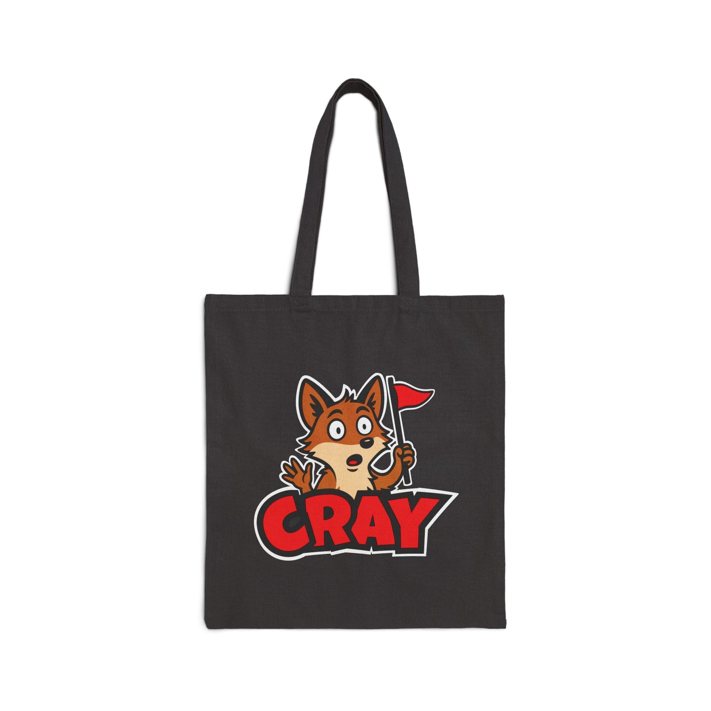 Cray Tote Bag - Black - Red Flag Fox
