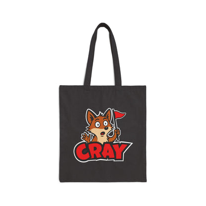 Cray Tote Bag - Black - Red Flag Fox